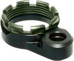 Fortis Manufacturing K1 Lightweight Enhanced Castle Nut End Plate Combo 360 Degree Quick Detach OD Green Black LE