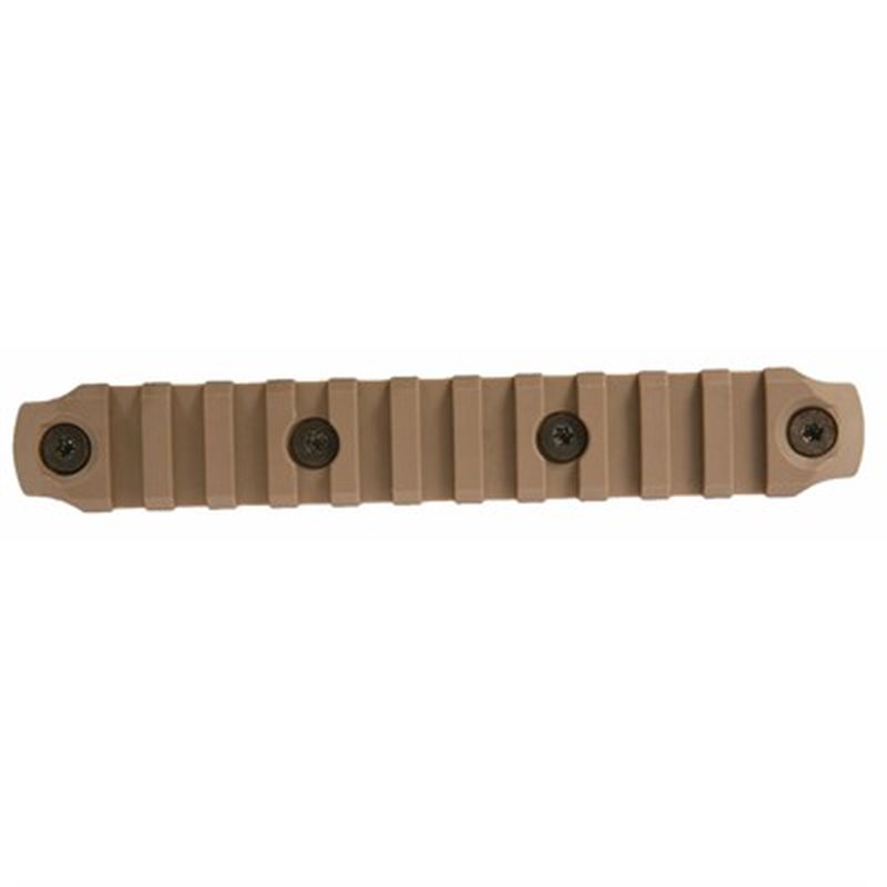 Bravo Company KMR-1913-N5-FDE KeyMod Picatinny Rail Section 5.5in 11-Slot FDE