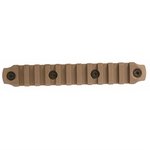 Bravo Company KMR-1913-N5-FDE KeyMod Picatinny Rail Section 5.5in 11-Slot FDE