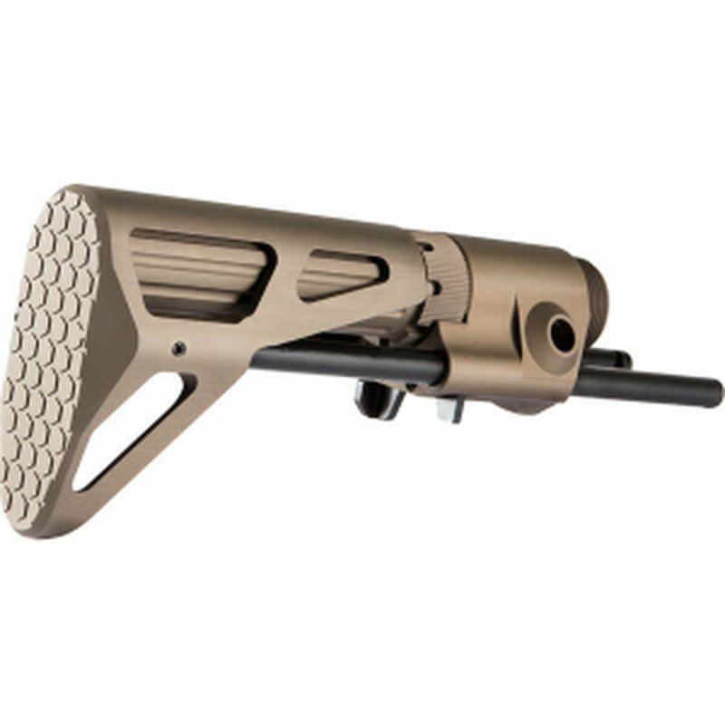 Maxim Defense MXM47563 Combat Carbine Stock (CCS) Gen 6 FDE Aluminum, Includes Buffer Tube, Fits AR-15 Platform