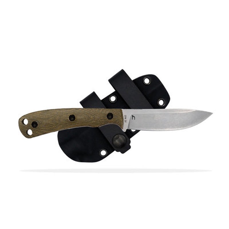 Shield Arms SKT Ascent Fixed Blade CPM-3V 3.6in Drop Point OD G10 Stone Wash