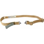 Blue Force Gear VCAS2TO1RED125AACB - Vickers Adjustable Sling, 1.25", Red Swivel - Coyote Brown