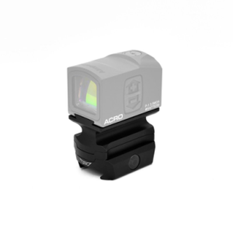 Warne 6107M Red-Dot Riser for Aimpoint ACRO on Picatinny (Tactical Black)