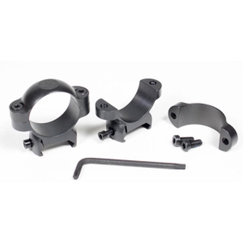 Leupold 2-Piece LRW Cross-Slot Steel Scope Rings 1" Medium Matte