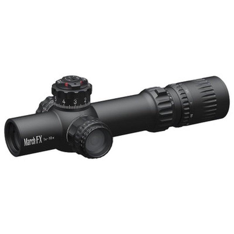 March Compact Tactical Shorty Gen II 1-10x24mm FFP FMC-1 Reticle 0.1MIL