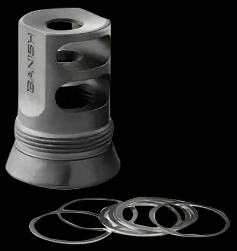 Banish Muzzle Brake 30 Gold 1/2x28 Shim Kit Included