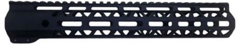 OpticsPlanet Exclusive Moriarti AR-15 12in M-LOK Diamond Cut Slim Profile Free Floating Handguard
