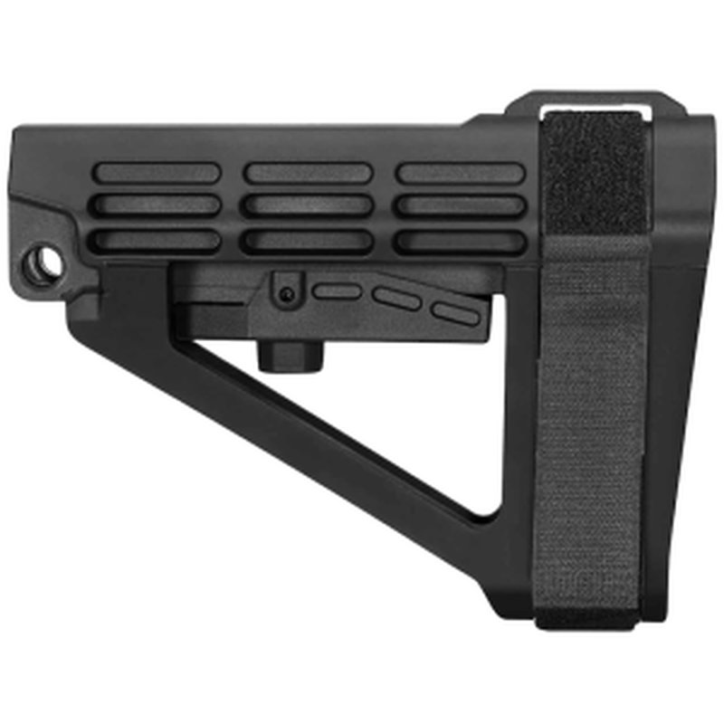 SB Tactical SBA4 AR-15 Pistol Brace Black with Mil-Spec Carbine Buffer Tube Kit