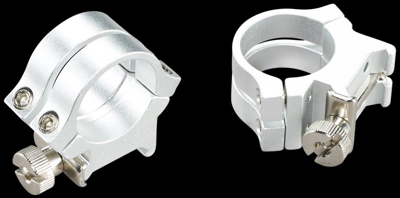 Weaver Mounts Quad Lock Detachable Scope Rings 1-Inch High Aluminum Silver