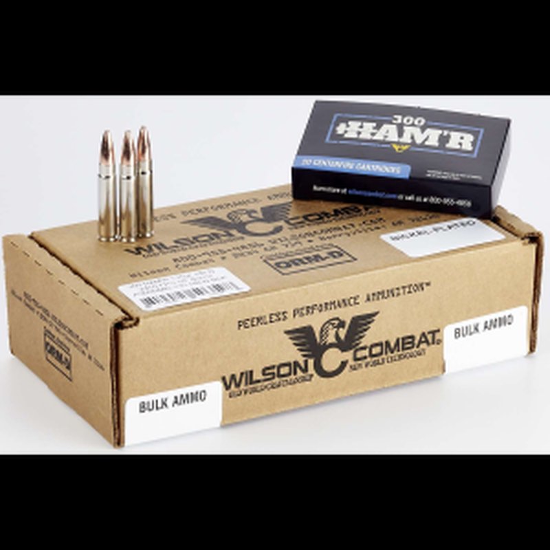 Wilson Combat HAM'R Ammunition 300 HAM'R 135gr Nickel 20 Rounds