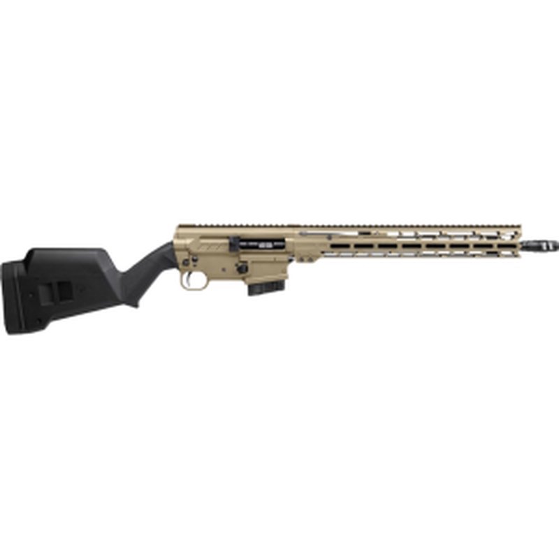 CMMG 28AC60CCT Dissent BR4 CA Compliant 10+1 16.10" Coyote Tan Cerakote Aluminum Receiver, Magpul SGA Stock, Zeroed Drop-In Single Stage Trigger