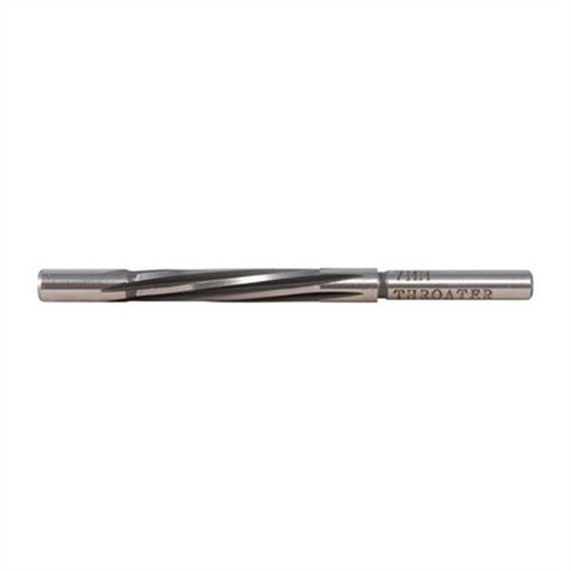 Clymer Throating Reamer M-7 High-Speed Steel Spiral Flutes, Left-Hand