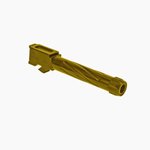 Rival Arms V1 Threaded Gold Barrel Glock 19 Gen3/4 9mm PVD Gold