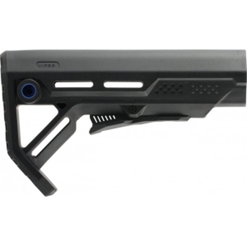 Strike Industries STRIKEESMOD1BKBLU MOD1 Mil-Spec Black with Blue Accent Synthetic for AR-15, M16