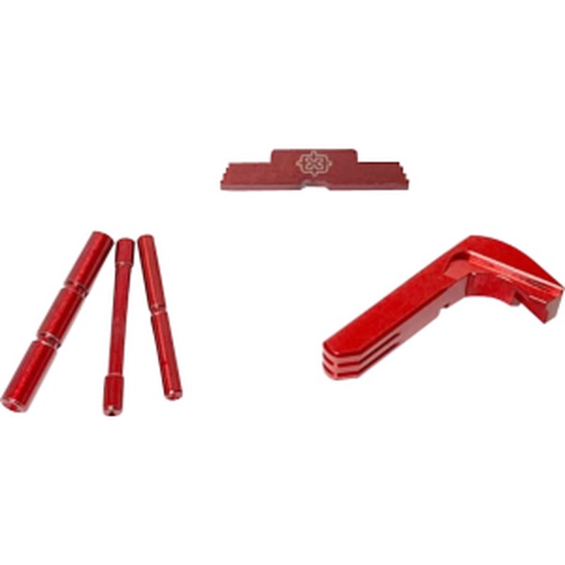 Cross Armory CRG4OKRD Glock Gen 4 3-Piece Upgrade Kit – Red Anodized