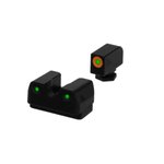 Rival Arms Tritium 3 Dot Glock 17/19 Night Sights Orange Front / Green Rear