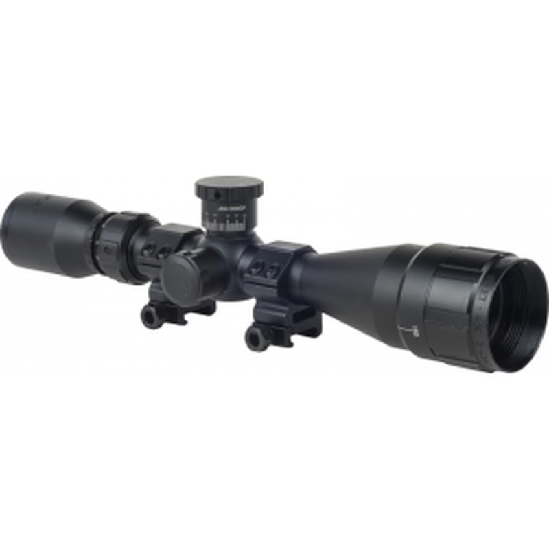 BSA 45039X40AOWRTB Sweet 450 Bushmaster Matte Black 3-9x40mm AO 1" Tube 30/30 Reticle Features Weaver Rings