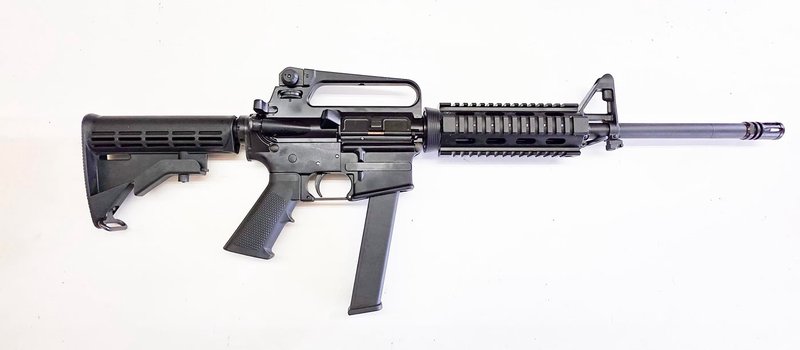 Olympic Arms GL-9 9mm Semi-Auto Rifle 16 Inch Black
