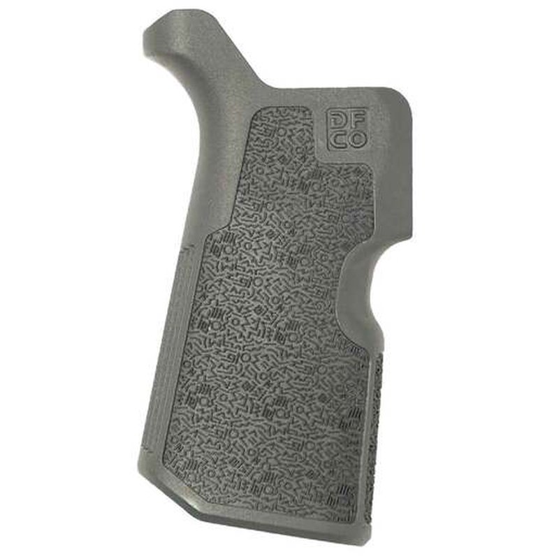 Die Free Co Kung Fu Grip Gray 12° Angled AR-15/AR-10 Grip