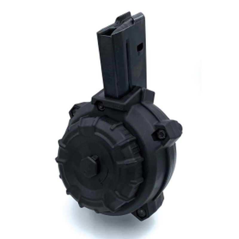Promag AR-15 Rifle Magazine Black Drum 6.8 SPC 50rd