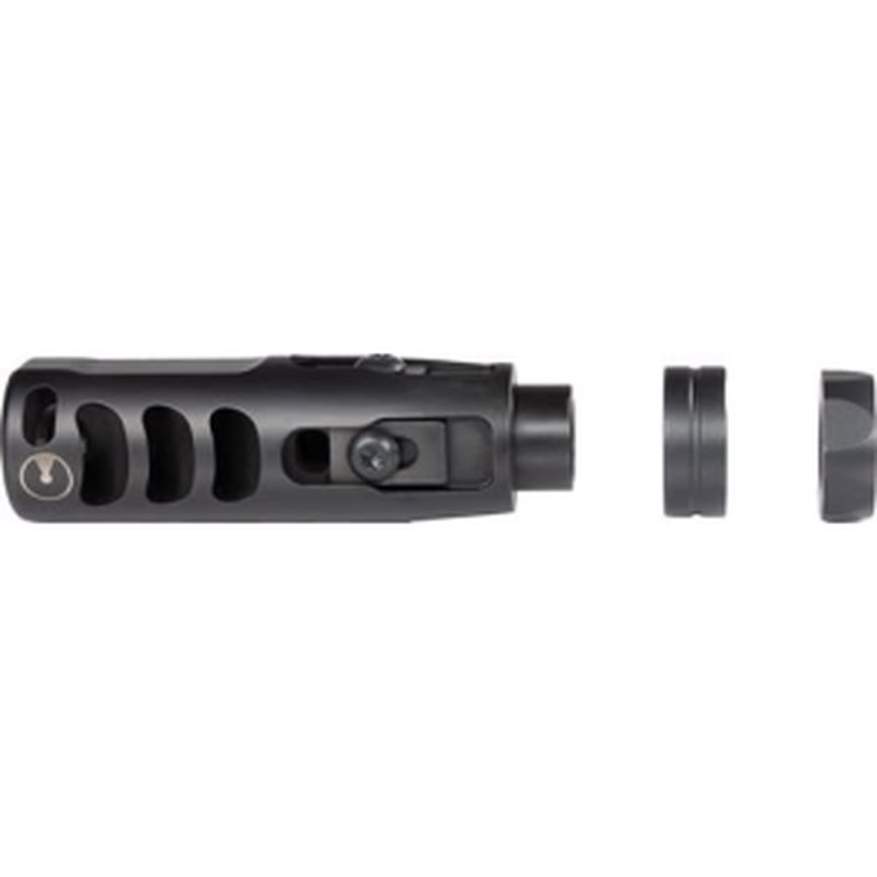 ULTRADYNE UD10220 Apollo S Compensator 223 Rem,5.56x45mm NATO Black Nitride 416 Stainless Steel
