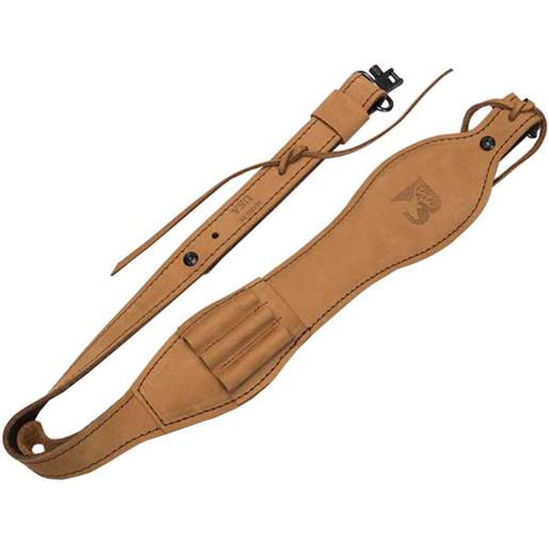 Bandera CHLA-3 Chap Roughout C/L Rifle Sling (Leather, Black)