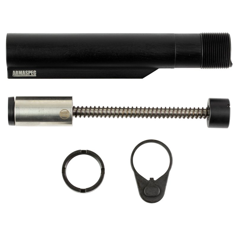 Armaspec SMB Gen 3 AR-10 Buffer Kit Sound Mitigation Tube Endplate Castle Nut
