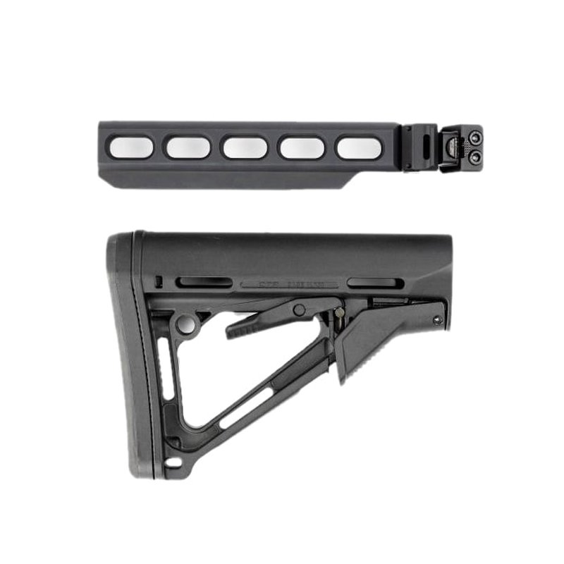 Samson Manufacturing The BRE Bufferless Receiver Extension, Black - Lightweight and Stable - 04-0