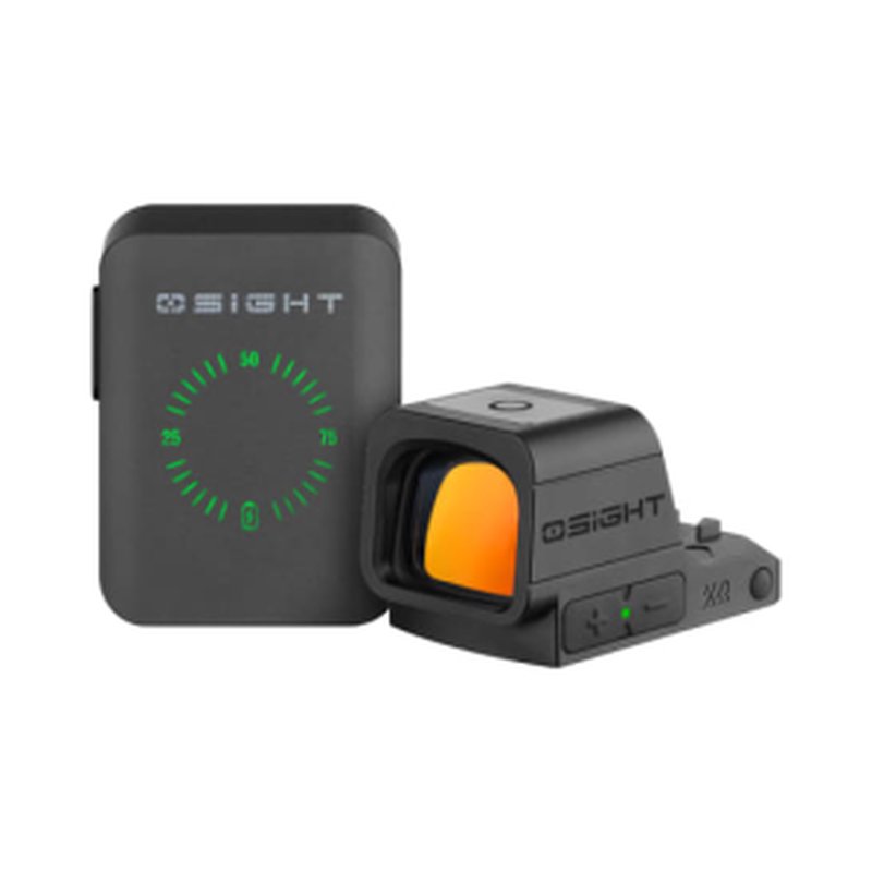 Olight OSIGHT XR closed emitter charging cover optic 2 MOA dot 6 MOA dot 32 MOA circle