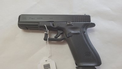 Glock 17 Gen 5 9mm Luger 4.49 in nDLC Finish
