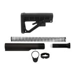 TacFire MAR050B AR-15 Stock Kit, Black Matte, 6-Position Stock, Carbine Buffer Spring, 3 oz. Buffer.
