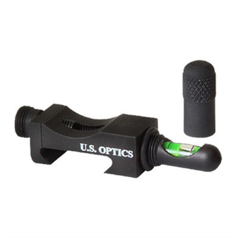 U.S. Optics Rail Mounted Fixed Bubble Level BBL-100 Black Type III Hard Anodized