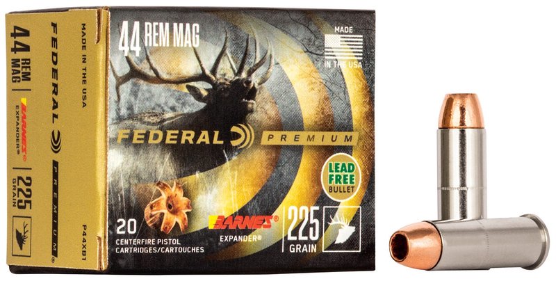 Federal Premium Barnes Expander .44 Magnum 225 Grain 20 Rounds BX P44XB1