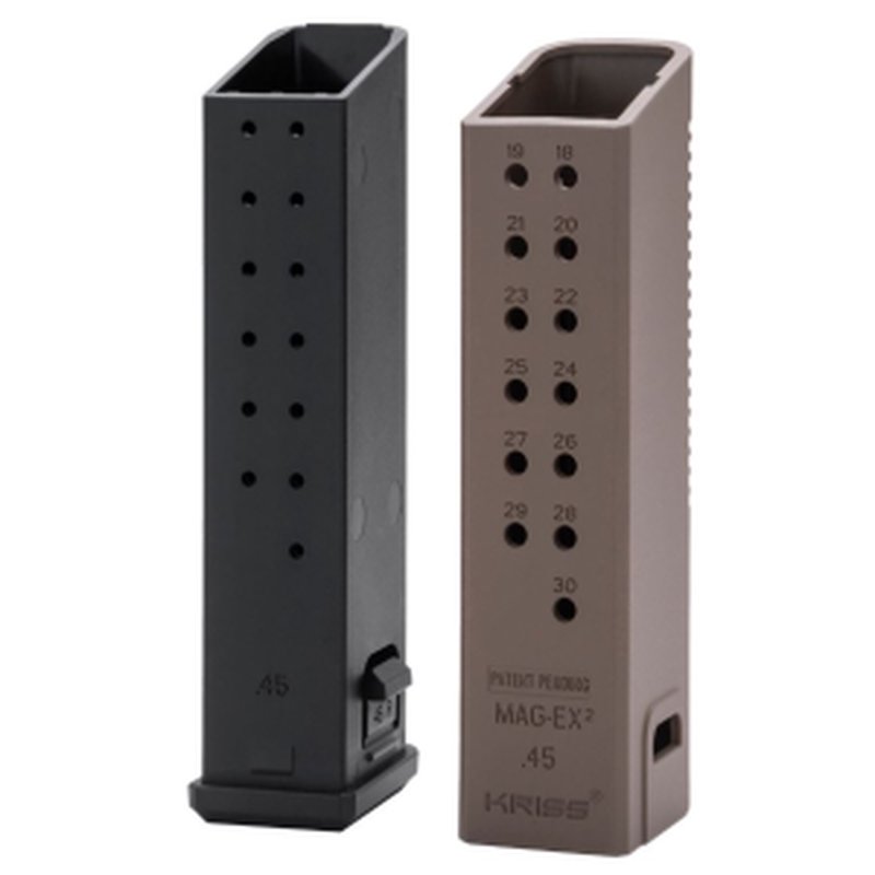 KRISS G20/G40 33-Round 10mm Magazine Extension Kit Flat Dark Earth/Black