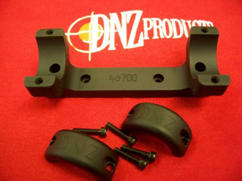DNZ Game Reaper Integral Scope Mount Remington 742/760 1 Inch Rings Black 46700