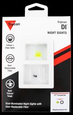 Trijicon AC50011 DI Night Sight Front Sight Replacement Kit Green Fiber Black Retainer