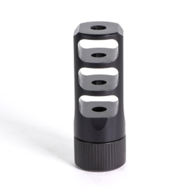 Faxon MuzzLok® Gunner 3-Port 5.56 Muzzle Brake – Nitride