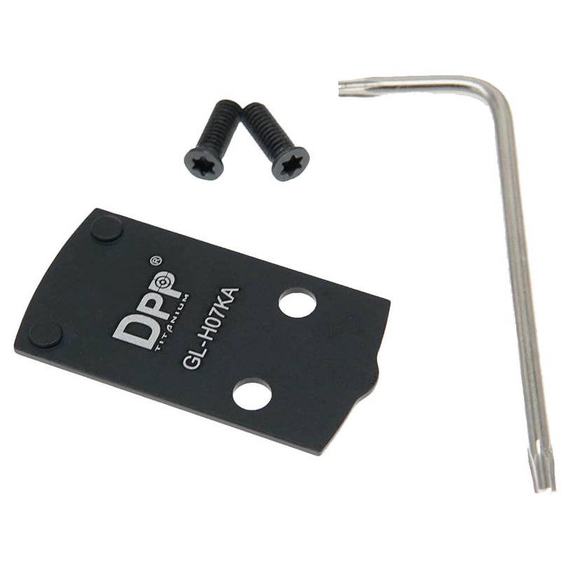 DPP Titanium Adapter Plate GL-H07KA for Glock 43X/48 MOS & Holosun 407K/507K