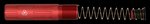 Strike AR Pistol Buffer Tube Slick Red Anodized 7075-T6