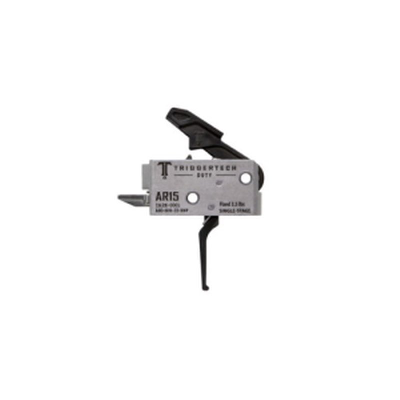 Trigger Tech AR15 Duty Single Stage Triggers Black Flat
