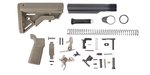 PSA B5 2 Stage Nickel Boron Trigger Lower Build Kit with Bravo Stock, FDE