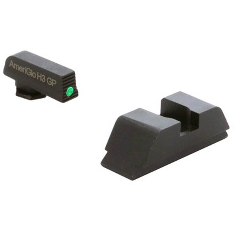 AmeriGlo Defoor EDC Night Sight Set GT-516 Front Green Tritium
