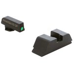 AmeriGlo Defoor EDC Night Sight Set GT-516 Front Green Tritium