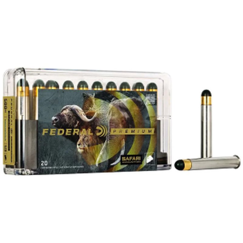 Federal Premium Cape-Shok Woodleigh Hydro Solid WHCS 500 NE 570gr Ammo