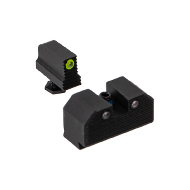 Night Fision Optics Ready Stealth Glock Night Sight Set GLK-001-290-313-YGZG Yellow/Black