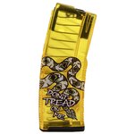 Amend2 MOD-C AR-15 Magazine 5.56 NATO 30-Round Translucent Yellow Dont Tread On Me