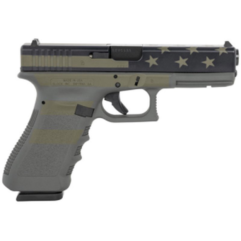 Glock G22 Gen 3 40 S&W 4.49" Operator Flag Cerakote 15rd