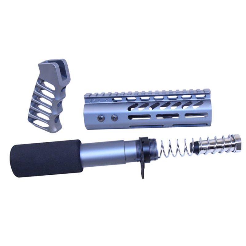 Guntec USA AR .308 Pistol Furniture Set 6061 Aluminum Anodized