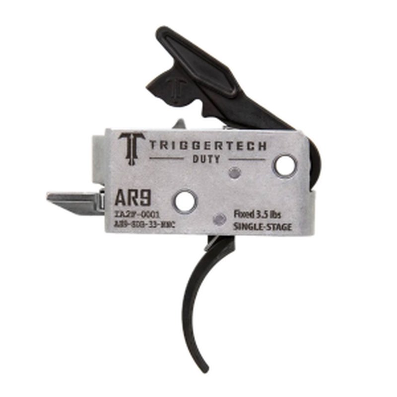 TriggerTech AR-9 Duty Curved Single Stage Trigger AH9-SDB-33-NNC