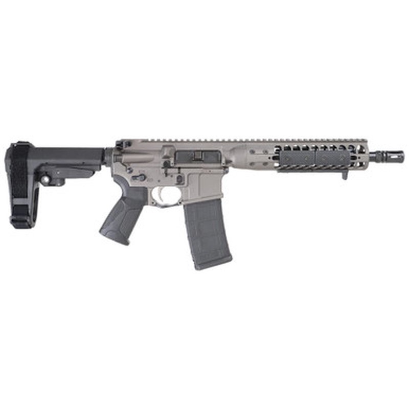 LWRC ICDI Direct Impingement .300 Blackout 10.5 Inch Barrel 1:7 1/2x28 Tungsten Grey